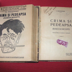 F.M. Dostoievski-Crima si Pedeapsa (editie interbelica, ed. romanelor ilustrate)