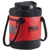 Geanta Alpinism Petzl Bucket 15L Rosu, Sac Depozitare Coarda 45m, Buzunar, Material TPU Tech Rezistent