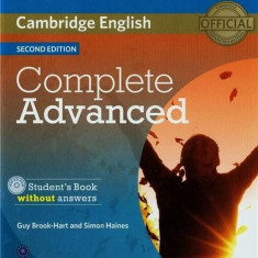 Complete Advanced Student's Book without Answers with CD-ROM | Simon Haines, Guy Brook-Hart