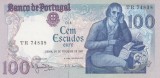 Bancnota Portugalia 100 Escudos 1981 - P178b UNC ( vezi descriere )