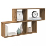VidaXL Raft de perete, stejar artizanal, 100x18x53 cm, lemn prelucrat