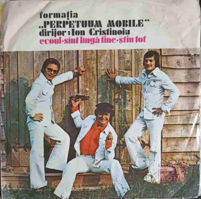 Disc vinil, LP. ECOUL, SUNT LANGA TINE, STIU TOT-Formatia Perpetuum Mobile, dirijor: Ion Cristinoiu foto