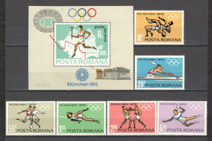 Romania.1972 Olimpiada de vara MUNCHEN ZR.444