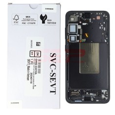 LCD+Touchscreen cu Rama Samsung Galaxy S24 Plus / S926 BLACK Original Service Pack