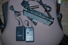 RECEPTOR MICROFON SENNHEISER FREEPORT EM1-E + 2 EMITATOR SK2-E + MICROFOANE foto
