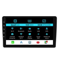 Navigatie Dedicata Hyundai I40 (2012-2020), 9Inch, 1Gb Ram, 32Gb Stocare, Carplay