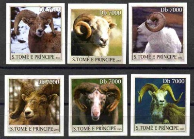 SAO TOME PRINCIPE 2003, Fauna, serie neuzata, MNH foto