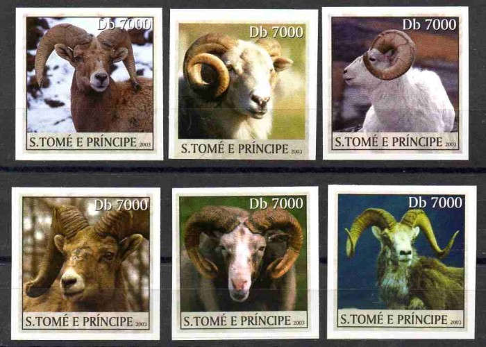 SAO TOME PRINCIPE 2003, Fauna, serie neuzata, MNH