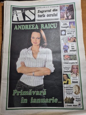 ziarul formula as 14 -21 ianuarie 2002 - andreea raicu ,ovidiu lipan tandarica, foto
