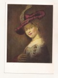 FA117 -Carte Postala- GERMANIA - Gemaldegalerie Dresden - Rembrandt . Saskia als Madchen, necirculata