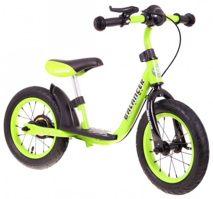 Bicicleta fara pedale SporTrike Balancer, verde Bicicleta fara pedale SporTrike Balancer, verde