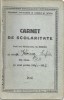 A3665N Carnet de scolaritate, Liceul de fete Oltea Doamna, Cernăuți, 1936