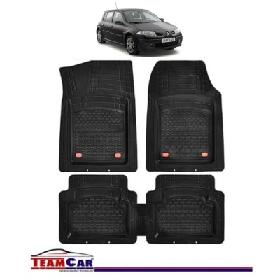 Covorase Auto TeamCar&amp;reg; Tip Tavita Compatibile Renault Megane II Hatchback Facelift (2006-2009) Negru foto