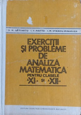 EXERCITII SI PROBLEME DE ANALIZA MATEMATICA PENTRU CLASELE A XI-A SI A XII-A-D.M. BATINETU, I.V. MAFTEI, I.M. ST foto