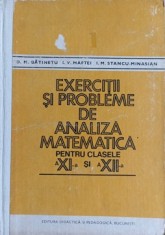 EXERCITII SI PROBLEME DE ANALIZA MATEMATICA PENTRU CLASELE A XI-A SI A XII-A-D.M. BATINETU, I.V. MAFTEI, I.-123836