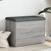 VidaXL Bancă de depozitare, gri sonoma, 62x42x45 cm, lemn prelucrat 835045