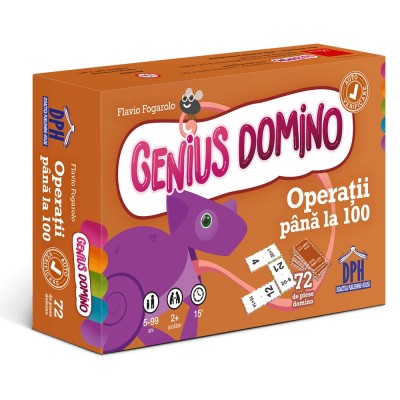 Genius Domino - Operatii Pana La 100, - Editura DPH foto