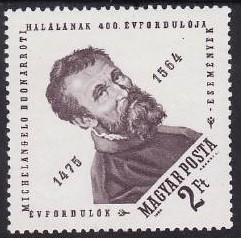 C885 - Ungaria 1964 - Michelangelo.neuzat,perfecta stare foto