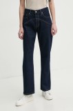 Levi&#039;s blugi din bumbac 501 90s WESTERN high waist, 001V3