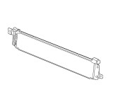 Radiator ulei Jeep Grand Cherokee, 2005-2010 Motor 3.0 Crd, Aluminiu/Aluminiu Brazat, 559x65x20, Radiator Sistem Directie, SRL, OE: 55037927aa,