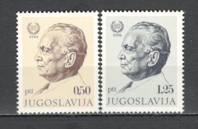 Iugoslavia.1972 80 ani nastere J.B.Tito-presedinte SI.331 foto