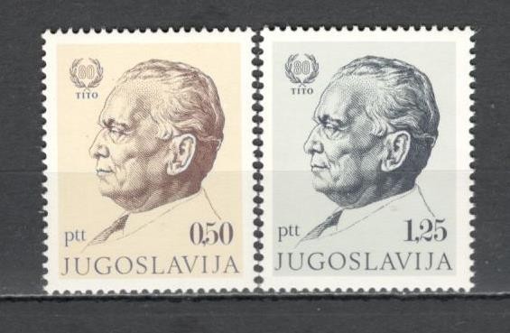 Iugoslavia.1972 80 ani nastere J.B.Tito-presedinte SI.331