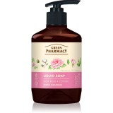 Green Pharmacy Musk Rose &amp; Cotton Săpun lichid pentru m&acirc;ini 460 ml