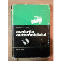 EVOLUTIA AUTOMOBILULUI DE GHEORGHE FRATILA , NICOLAE CHIMU , 1971