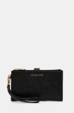 MICHAEL Michael Kors portofel de piele culoarea negru, 32T7GAFW4L