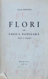 Tache Papahagi, Flori din lirica populară, Doine și strigături, 1936