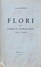 Tache Papahagi, Flori din lirica populară, Doine și strigături, 1936