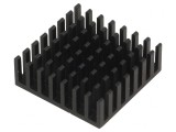 Radiator Aluminiu Negru 29x29x10mm