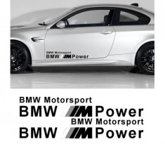 Sticker auto laterale BMW M Power (v3) foto