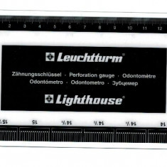 Odontometru - Folie pentru masurat dantelura timbre