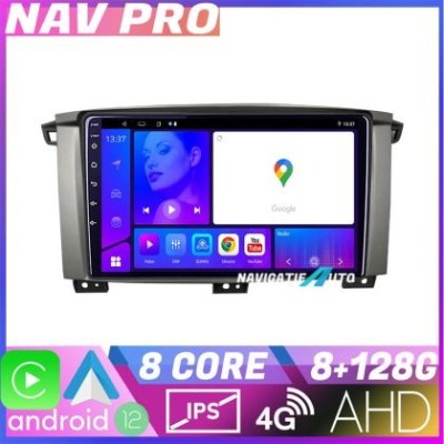 Navigatie Toyota Land Cruiser L100 2002 2006 EDOTEC-LITE Android Ecran 720P Octa Core 8 128 Carplay CarStore Technology foto