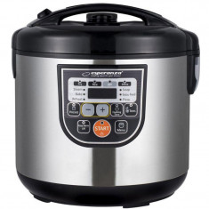 Multicooker Esperanza EKG011, 860W, 5 litri, 11 programe, Inox