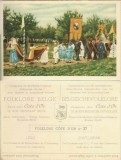 NI1031 Folklore belge, Editi&eacute; par C&ocirc;te d&rsquo;Or, Le bon chocolat belge, Folklore C&ocirc;te d&rsquo;Or No 27