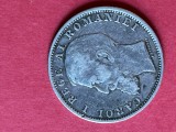Moneda 1 leu 1900, Ag