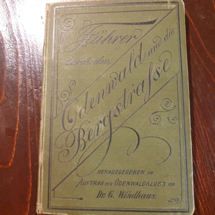 Ghid carte cu hărți de Dr.G.Windhaus ed ll 1886