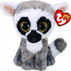 Jucarie Plus Ty Boos Linus Lemur Alb Si Gri Plus 15 Cm TY 36224