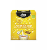 Ceai bio detoxifiant cu lemongrass, papadie si lemn dulce, 12 plicuri 21.6g Yogi Tea