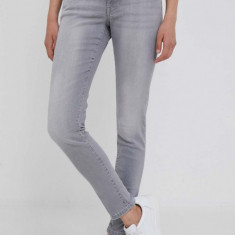 Pepe Jeans jeansi femei, culoarea gri