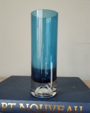 Cumpara ieftin Vaza vintage din cristal, design modernist, Finlanda