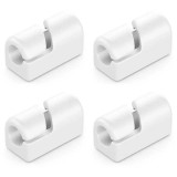 Set suporturi de cablu 4buc alb autoadezive MK5554, Generic