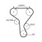 GATES K015573XS PowerGrip&reg; Set curea de distributie