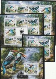 Sao Tome e Principe 2014-Fauna,Pasari,WWF,Bloc 4 val.,Bloc 2 val.+vig. WWF,Coala mica 4 serii,Colita dant.,MNH,Mi.Bloc 5659-62,Kb.I,Kb.II,Bl.991