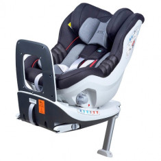 Scaun Auto KidsCare Rear Facing Rotativ Tiago 0-18 kg Negru foto