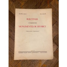 Buletinul Comisiunii Monumentelor Istorice. Publicatiune trimestriala Anul XXII Fasc. 60 Aprilie-Iunie 1929
