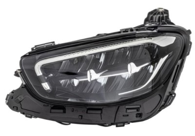 Far MERCEDES Clasa E (W213). 07.2020-, partea Stanga, HELLA, LED; electric; fara unitate control LED; cu motor; LED; fara a intoarce sistemul de ilum foto