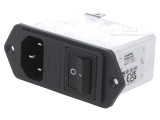 Conector Alimentare AC Soclu Tată C14 2A 250VAC